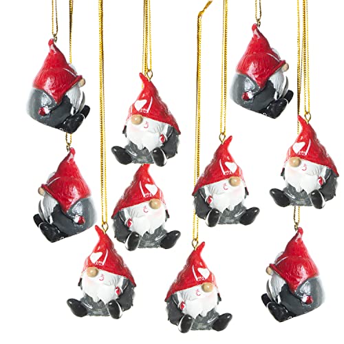 Logbuch-Verlag 10 Wichtel Santa Weihnachtsanhänger Weihnachten Deko zum Aufhängen Baumschmuck rot weiß grau 4 cm Nikolaus Logbuch-Verlag 10 Wichtel Santa Weihnachtsanhänger Weihnachten Deko zum Aufhängen Baumschmuck rot weiß grau 4 cm Nikolaus von Logbuch-Verlag