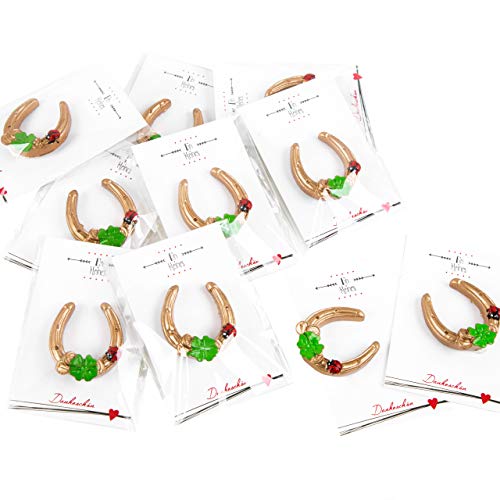 Logbuch-Verlag 10 kleine Glücksbringer Hufeisen EIN kleines Dankeschön Silvester Dankesgeschenk kleines Geschenk Mitarbeiter Freunde Logbuch-Verlag 10 kleine Glücksbringer Hufeisen EIN kleines Dankeschön Silvester Dankesgeschenk kleines Geschenk Mitarbeiter Freunde von Logbuch-Verlag