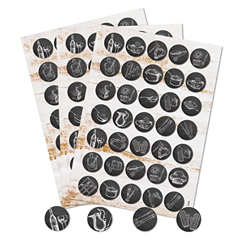 Logbuch-Verlag 105 Küchen Aufkleber Sticker Etiketten für ein eigenes Rezeptbuch Kochbuch vintage Kochen Essen Deko 3 cm Haushaltsetikett alt antik Logbuch-Verlag 105 Küchen Aufkleber Sticker Etiketten für ein eigenes Rezeptbuch Kochbuch vintage Kochen Essen Deko 3 cm Haushaltsetikett alt antik von Logbuch-Verlag