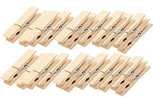 Logbuch-Verlag 24 Holzklammern 4,5 x 0,7 cm Wäscheklammern Natur Clips aus Holz Logbuch-Verlag 24 Holzklammern 4,5 x 0,7 cm Wäscheklammern Natur Clips aus Holz von Logbuch-Verlag