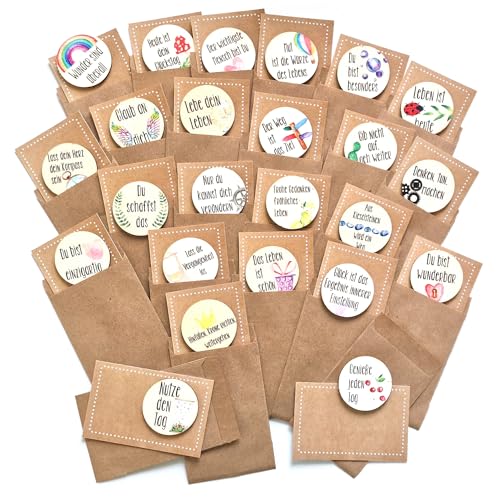 Logbuch-Verlag 24 kleine Geschenke Glückstaler mit Karte & Verpackung Motivation Affirmation Give-Aways 6,3 x 9,3 cm Logbuch-Verlag 24 kleine Geschenke Glückstaler mit Karte & Verpackung Motivation Affirmation Give-Aways 6,3 x 9,3 cm von Logbuch-Verlag