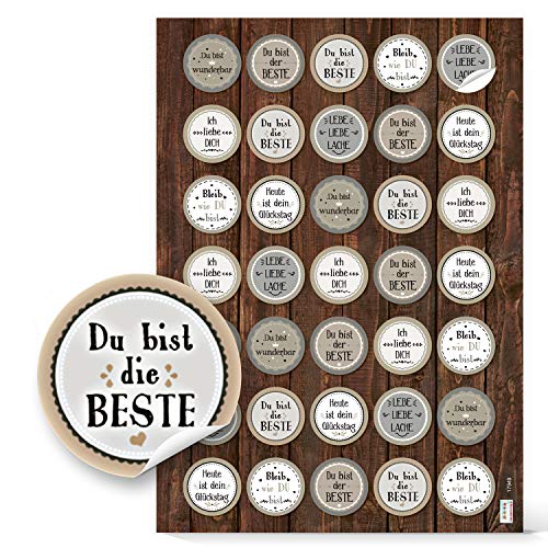 Logbuch-Verlag 35 Geburtstag Aufkleber Liebe Freunde Sprüche Aufkleber Motivation Mut Glück Sticker Karten Verpackungen 3,2 cm Logbuch-Verlag 35 Geburtstag Aufkleber Liebe Freunde Sprüche Aufkleber Motivation Mut Glück Sticker Karten Verpackungen 3,2 cm von Logbuch-Verlag