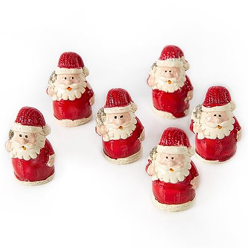 Logbuch-Verlag 6 Weihnachtsmann Santa Claus Figuren Miniatur kleines Geschenk Weihnachten für Kunden, Kollegen, Mitarbeiter 4 cm Logbuch-Verlag 6 Weihnachtsmann Santa Claus Figuren Miniatur kleines Geschenk Weihnachten für Kunden, Kollegen, Mitarbeiter 4 cm von Logbuch-Verlag