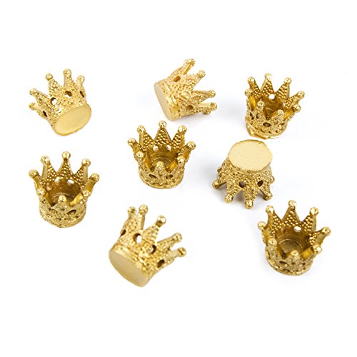 Kronen Streudeko, 8 Stück: Mini Krönchen Set, Tischdeko Klein, Geschenk & Give-Away, Tisch-Deko Hochzeit, Geburtstag, Taufe & Kommunion, Hochzeitsdeko, Streuteile Dekorieren & Basteln, Gold, 2,5 cm Kronen Streudeko, 8 Stück: Mini Krönchen Set, Tischdeko Klein, Geschenk & Give-Away, Tisch-Deko Hochzeit, Geburtstag, Taufe & Kommunion, Hochzeitsdeko, Streuteile Dekorieren & Basteln, Gold, 2,5 cm von Logbuch-Verlag