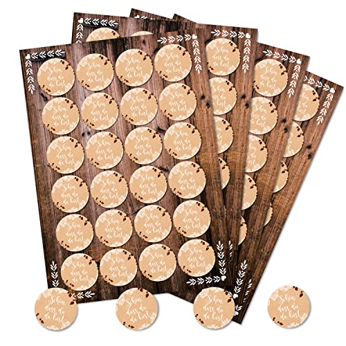 Logbuch-Verlag 96 SCHÖN DASS DU DA BIST Aufkleber Kraftpapier-Optik braun weiß - Hochzeit Gastgeschenk Sticker boho vintage Logbuch-Verlag 96 SCHÖN DASS DU DA BIST Aufkleber Kraftpapier-Optik braun weiß - Hochzeit Gastgeschenk Sticker boho vintage von Logbuch-Verlag
