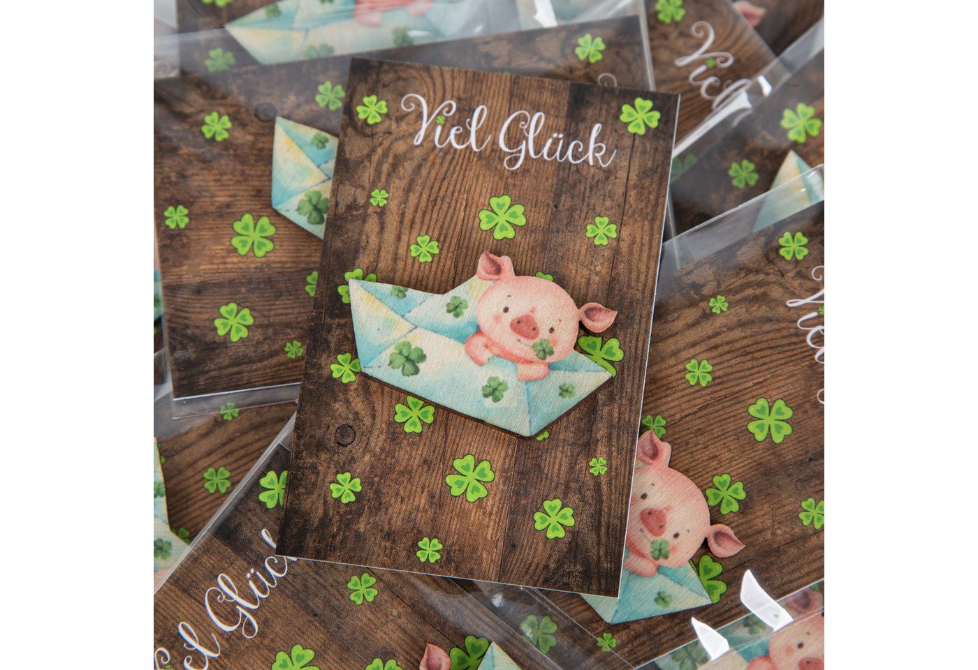 Logbuch-Verlag Dekofigur 10 Glücksbringer mit Viel Glück Karte Gastgeschenk kleines Geschenk Logbuch-Verlag Dekofigur 10 Glücksbringer mit Viel Glück Karte Gastgeschenk kleines Geschenk von Logbuch-Verlag
