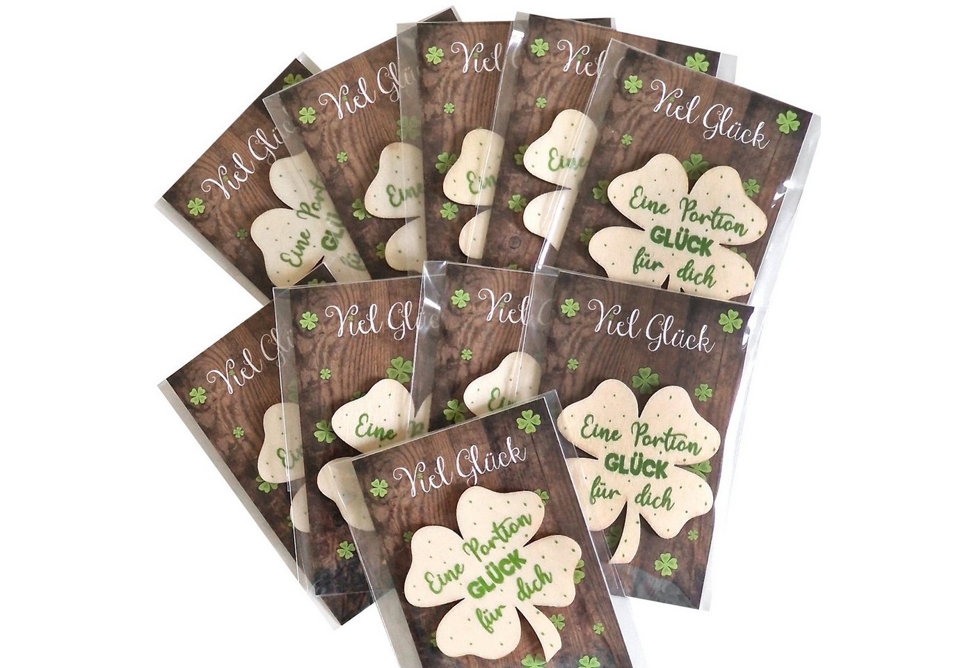 Logbuch-Verlag Dekofigur 10 kleine Gastgeschenke für Silvester, Hochzeit & Weihnachten 8,5 x von Logbuch-Verlag