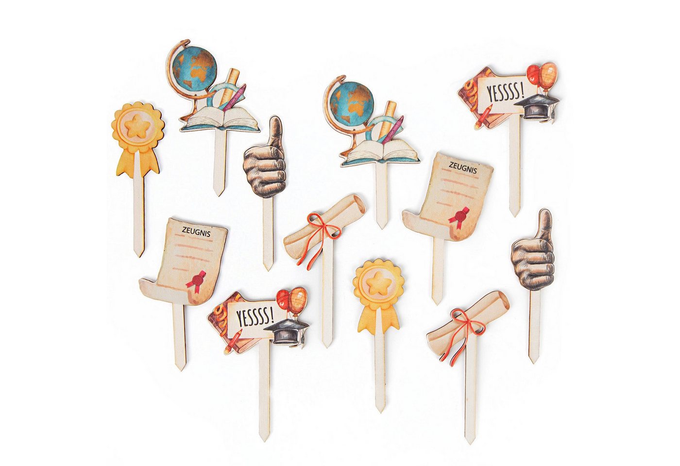 Logbuch-Verlag Dekofigur 12 Muffinstecker Schulabschluss Abitur Tortendeko 10 cm Logbuch-Verlag Dekofigur 12 Muffinstecker Schulabschluss Abitur Tortendeko 10 cm von Logbuch-Verlag