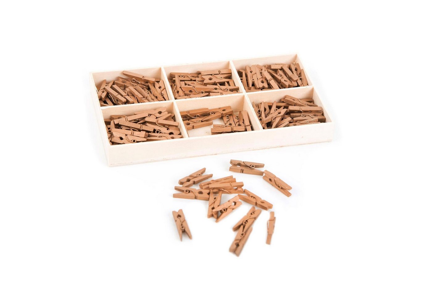 Logbuch-Verlag Dekofigur 135 mini Wäscheklammern aus Holz 2,5 cm gold - kleine Holzklammern Logbuch-Verlag Dekofigur 135 mini Wäscheklammern aus Holz 2,5 cm gold - kleine Holzklammern von Logbuch-Verlag
