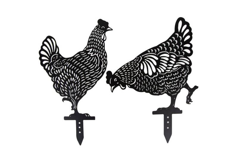 Logbuch-Verlag Dekofigur 2 große Hühner Deko Stecker für den Garten Ostern Gartendeko Henne Logbuch-Verlag Dekofigur 2 große Hühner Deko Stecker für den Garten Ostern Gartendeko Henne von Logbuch-Verlag