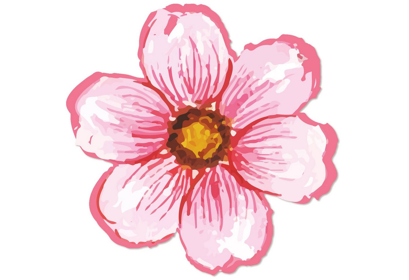 Logbuch-Verlag Dekofigur 200 Blumen Sticker rosa pink Blüte selbstklebend Floristik & Gärtnerei von Logbuch-Verlag