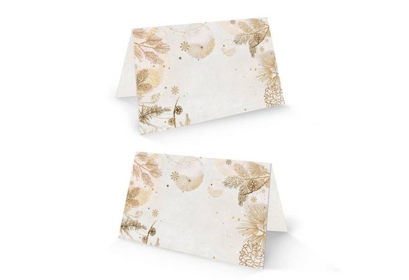 Logbuch-Verlag Dekofigur 25 Weihnachten Tischkarten Klappkarten zum Beschriften Namenskarten Logbuch-Verlag Dekofigur 25 Weihnachten Tischkarten Klappkarten zum Beschriften Namenskarten von Logbuch-Verlag