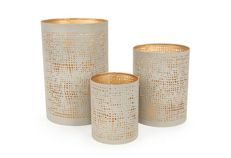 Logbuch-Verlag Dekofigur 3 Windlichter Laternen aus Metall Gold mintgrün Kerzenhalter Geschenk Logbuch-Verlag Dekofigur 3 Windlichter Laternen aus Metall Gold mintgrün Kerzenhalter Geschenk von Logbuch-Verlag