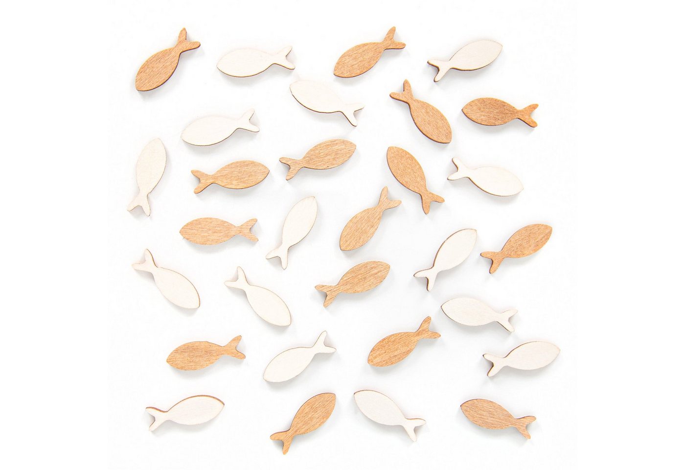 Logbuch-Verlag Dekofigur 30 Mini Holzfische 2,5 cm natur braun Streudeko Tischdeko Taufe Logbuch-Verlag Dekofigur 30 Mini Holzfische 2,5 cm natur braun Streudeko Tischdeko Taufe von Logbuch-Verlag