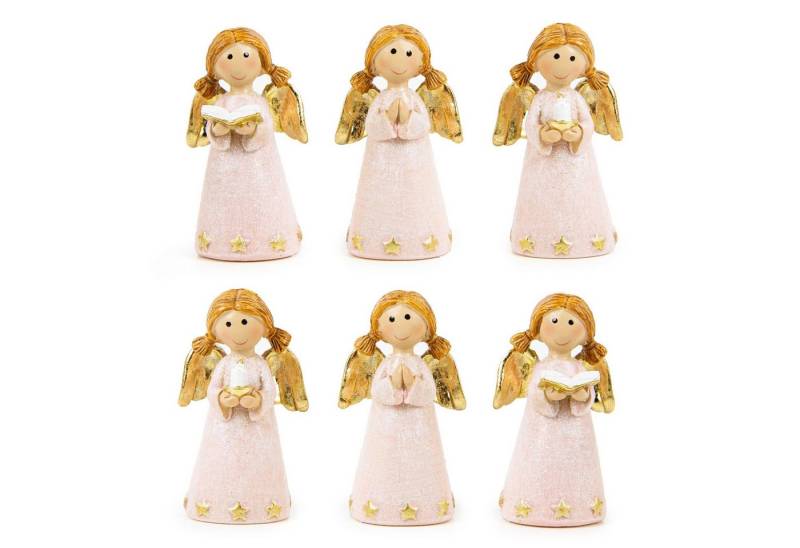 Logbuch-Verlag Dekofigur 6 kleine Schutzengel rosa mit Kerze Buch - Weihnachten Give-Away 6,5 Logbuch-Verlag Dekofigur 6 kleine Schutzengel rosa mit Kerze Buch - Weihnachten Give-Away 6,5 von Logbuch-Verlag