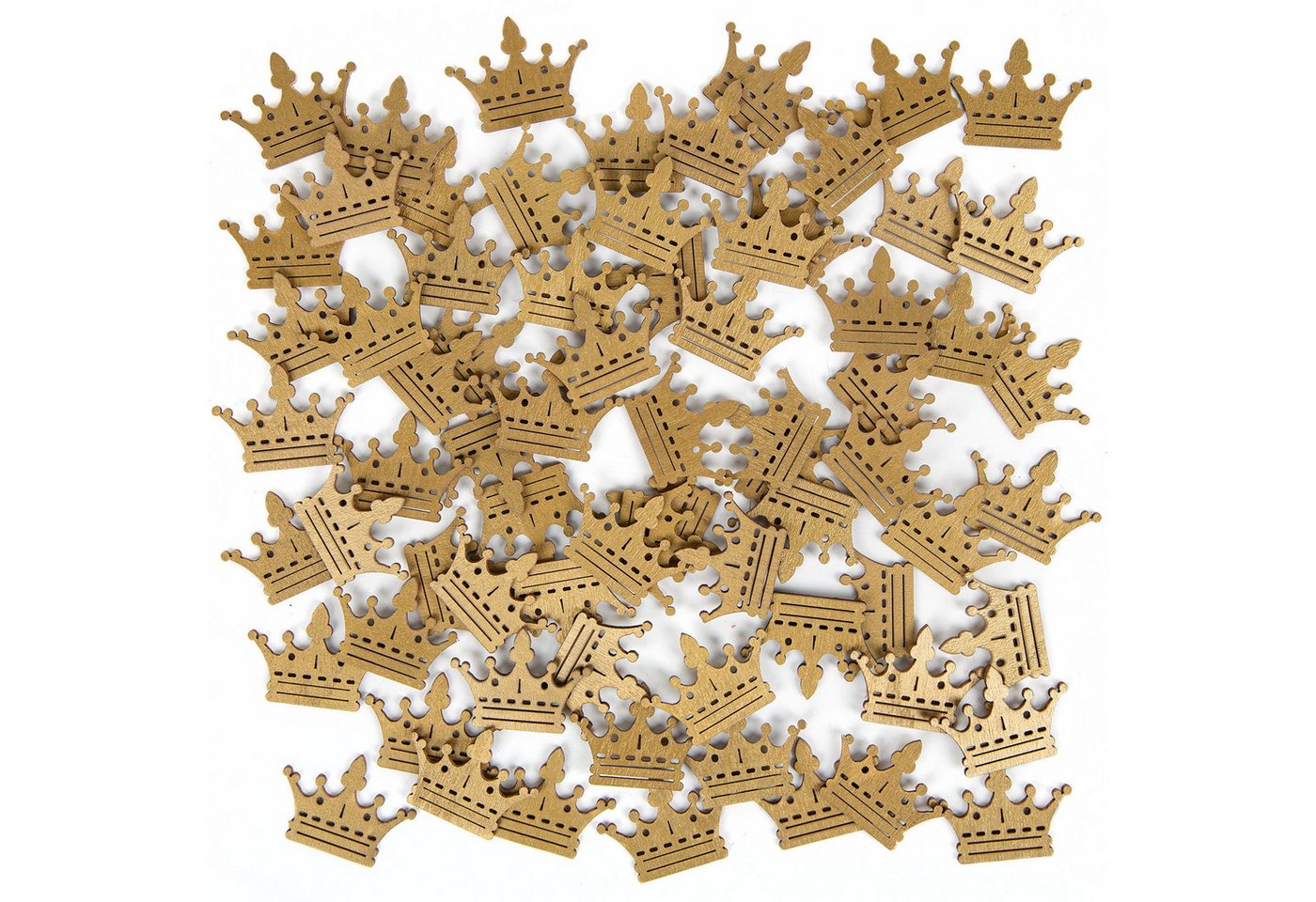 Logbuch-Verlag Dekofigur 70 kleine mini Kronen Gold Streuteile Tischdeko 4 cm Holz Geburtstag Logbuch-Verlag Dekofigur 70 kleine mini Kronen Gold Streuteile Tischdeko 4 cm Holz Geburtstag von Logbuch-Verlag