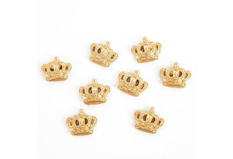 Logbuch-Verlag Dekofigur 8 Mini Kronen Gold glitzernd Deko Basteln & Kleben Tischdeko 2,5 cm Logbuch-Verlag Dekofigur 8 Mini Kronen Gold glitzernd Deko Basteln & Kleben Tischdeko 2,5 cm von Logbuch-Verlag