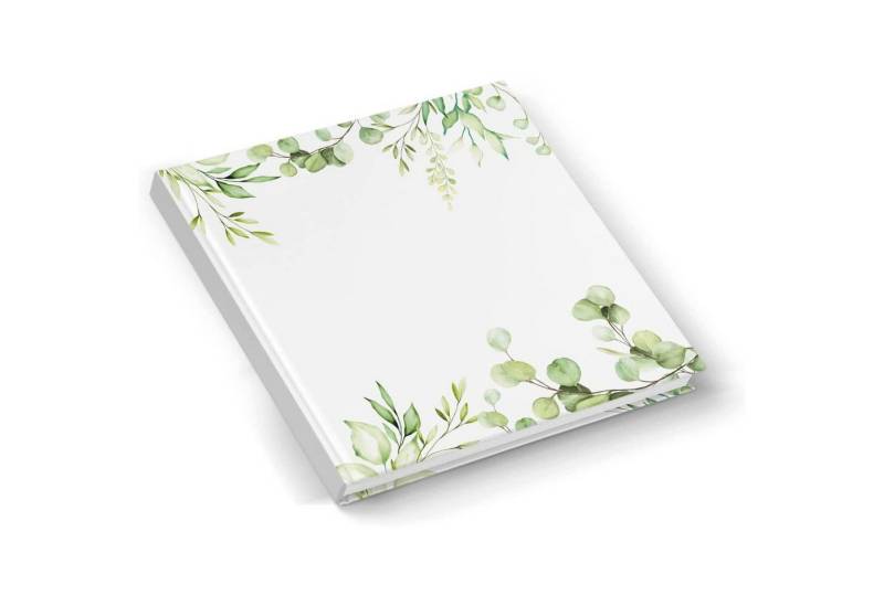 Logbuch-Verlag Dekofigur Gästebuch Notizbuch personalisierbar grün weiß Eukalyptus 21 x 21 cm Logbuch-Verlag Dekofigur Gästebuch Notizbuch personalisierbar grün weiß Eukalyptus 21 x 21 cm von Logbuch-Verlag