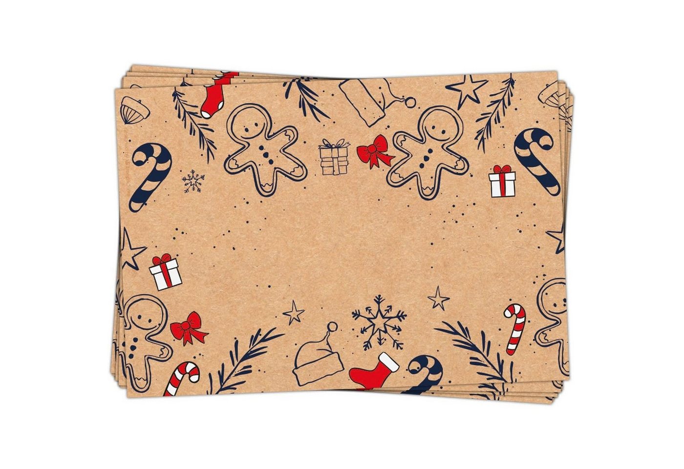 Logbuch-Verlag Dekofigur Geschenkaufkleber Weihnachten 100 Stück 7 x 5 cm rot natur schwarz Logbuch-Verlag Dekofigur Geschenkaufkleber Weihnachten 100 Stück 7 x 5 cm rot natur schwarz von Logbuch-Verlag