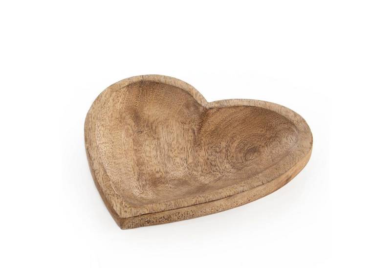 Logbuch-Verlag Dekofigur Herz Schale aus Holz 20 cm braune Holzschale 15 cm Logbuch-Verlag Dekofigur Herz Schale aus Holz 20 cm braune Holzschale 15 cm von Logbuch-Verlag