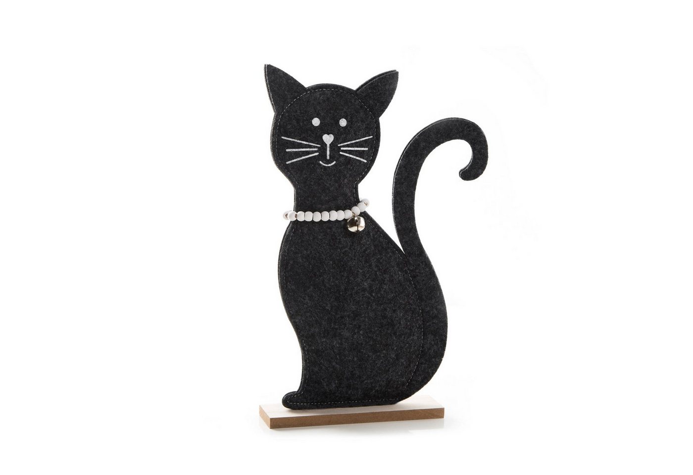 Logbuch-Verlag Dekofigur Kleine schwarze Katze 18 cm schwarz weiß - zum Stellen Logbuch-Verlag Dekofigur Kleine schwarze Katze 18 cm schwarz weiß - zum Stellen von Logbuch-Verlag