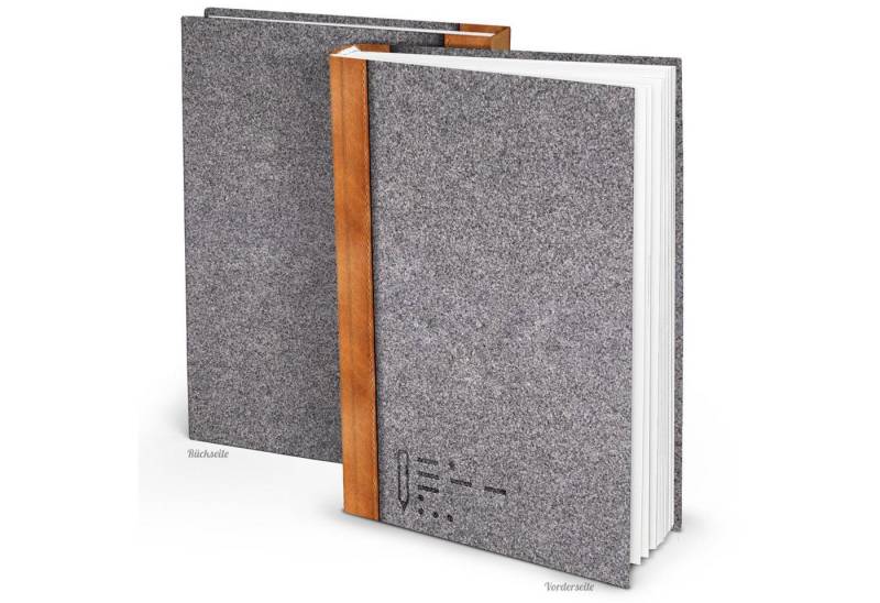 Logbuch-Verlag Dekofigur Notizbuch bedruckt in Filz-Optik DIN A4 Hardcover mit leeren Seiten Logbuch-Verlag Dekofigur Notizbuch bedruckt in Filz-Optik DIN A4 Hardcover mit leeren Seiten von Logbuch-Verlag