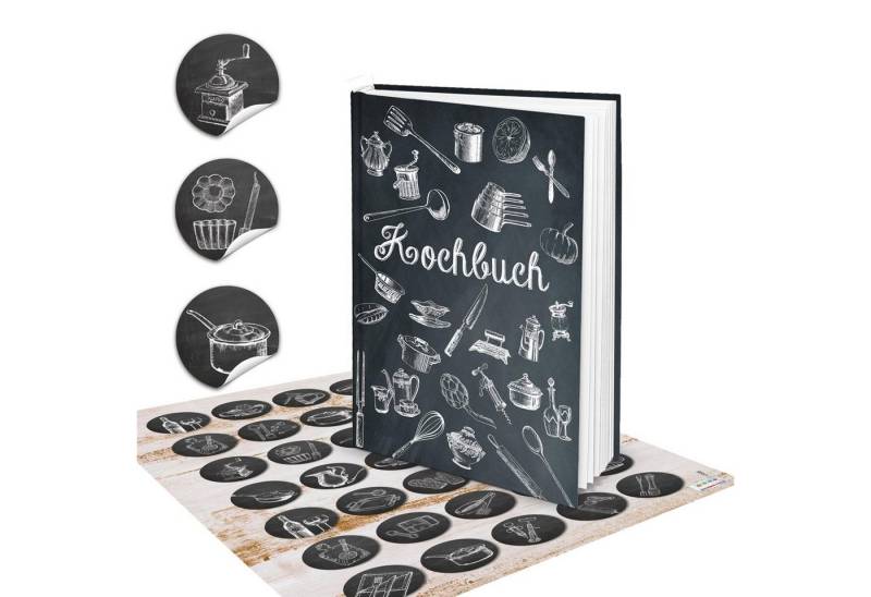 Logbuch-Verlag Dekofigur Rezeptbuch DIN A5 „Meine Rezepte“ – 136 Seiten, Tafel-Design Logbuch-Verlag Dekofigur Rezeptbuch DIN A5 „Meine Rezepte“ – 136 Seiten, Tafel-Design von Logbuch-Verlag