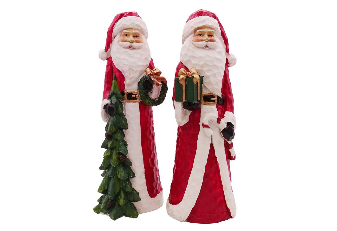 Logbuch-Verlag Dekofigur Weihnachtsmann Figur 18 cm im 2er Set – Weihnachtsdeko zum Hinstellen Logbuch-Verlag Dekofigur Weihnachtsmann Figur 18 cm im 2er Set – Weihnachtsdeko zum Hinstellen von Logbuch-Verlag