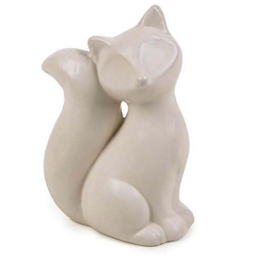 Logbuch-Verlag Schlauer Fuchs Figur weiß Creme aus Porzellan Dekofigur Herbst Weihnachten modern Deko 13,5 cm Logbuch-Verlag Schlauer Fuchs Figur weiß Creme aus Porzellan Dekofigur Herbst Weihnachten modern Deko 13,5 cm von Logbuch-Verlag