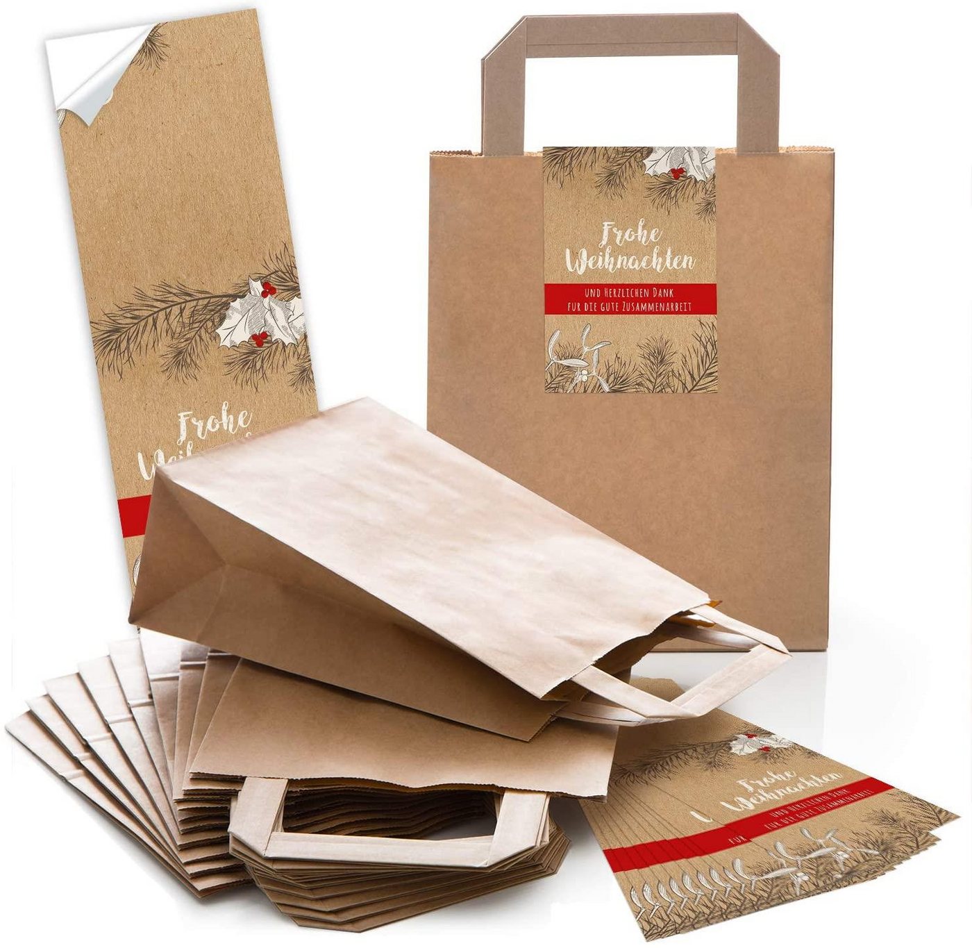 Logbuch-Verlag Geschenkbox Braune Kraftpapier-Geschenktasche 18 x 8 x 22 cm mit Henkel – Logbuch-Verlag Geschenkbox Braune Kraftpapier-Geschenktasche 18 x 8 x 22 cm mit Henkel – von Logbuch-Verlag