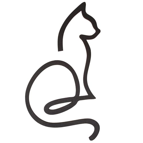 Logbuch-Verlag Katzen Silhouette Dekokatze aus Holz Türkranz Wanddekoration modern filigraner Wandschmuck schwarz 29 cm Logbuch-Verlag Katzen Silhouette Dekokatze aus Holz Türkranz Wanddekoration modern filigraner Wandschmuck schwarz 29 cm von Logbuch-Verlag