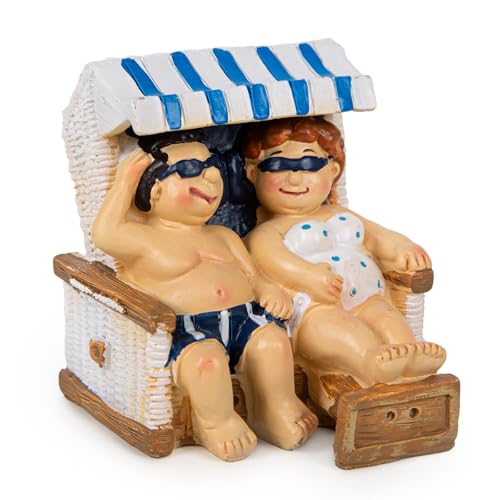 Logbuch-Verlag Paar Mann und Frau Dekofigur Urlauber Liebespaar Hochzeit Maritime Deko kurioses Geschenk 7 x 8 cm Logbuch-Verlag Paar Mann und Frau Dekofigur Urlauber Liebespaar Hochzeit Maritime Deko kurioses Geschenk 7 x 8 cm von Logbuch-Verlag