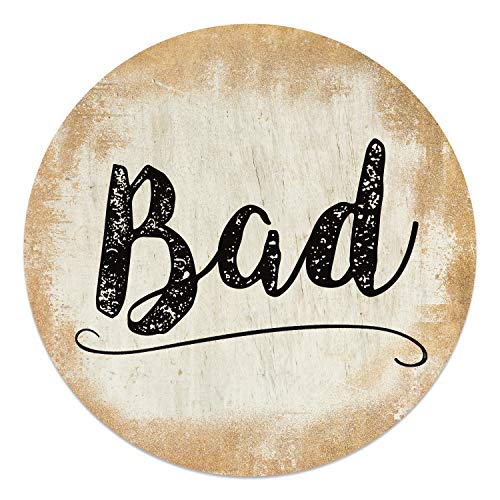 Logbuch-Verlag Türschild BAD Wandschild Wort Text ALU Metallschild Badezimmer Deko selbstklebend Logbuch-Verlag Türschild BAD Wandschild Wort Text ALU Metallschild Badezimmer Deko selbstklebend von Logbuch-Verlag