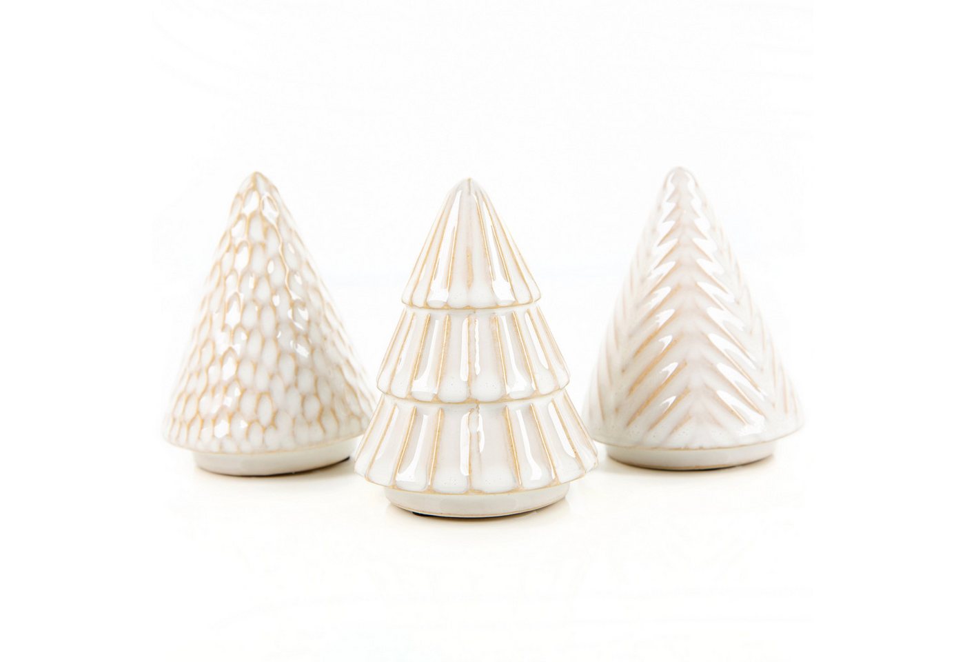 Logbuch-Verlag Weihnachtsfigur 3 kleine Weihnachtsbäume Keramik Creme weiß Weihnachten 10 cm Logbuch-Verlag Weihnachtsfigur 3 kleine Weihnachtsbäume Keramik Creme weiß Weihnachten 10 cm von Logbuch-Verlag