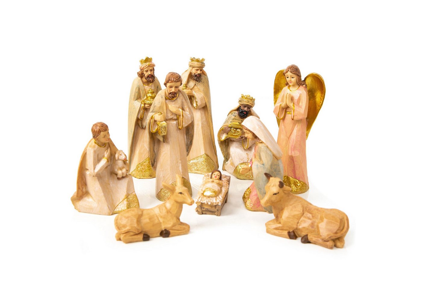 Logbuch-Verlag Krippen-Zubehör Moderne Weihnachtskrippe 10-teilig Heilige Familie bunte Logbuch-Verlag Krippen-Zubehör Moderne Weihnachtskrippe 10-teilig Heilige Familie bunte von Logbuch-Verlag