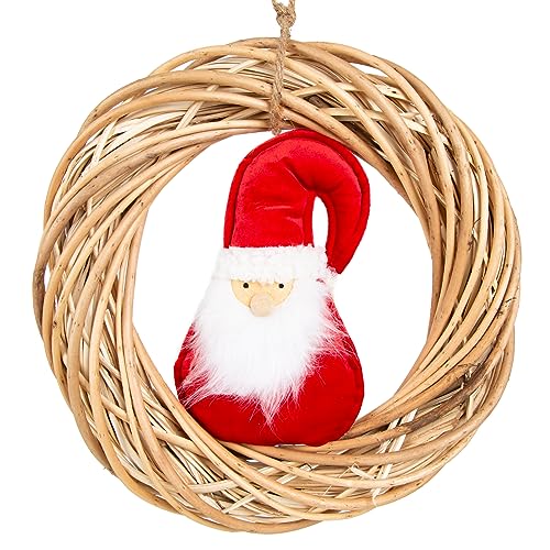 Logbuch-Verlag Weihnachtskranz Türkranz zu Weihnachten mit Nikolaus Ø 38 cm Weidenkranz Weihnachtsdeko Logbuch-Verlag Weihnachtskranz Türkranz zu Weihnachten mit Nikolaus Ø 38 cm Weidenkranz Weihnachtsdeko von Logbuch-Verlag