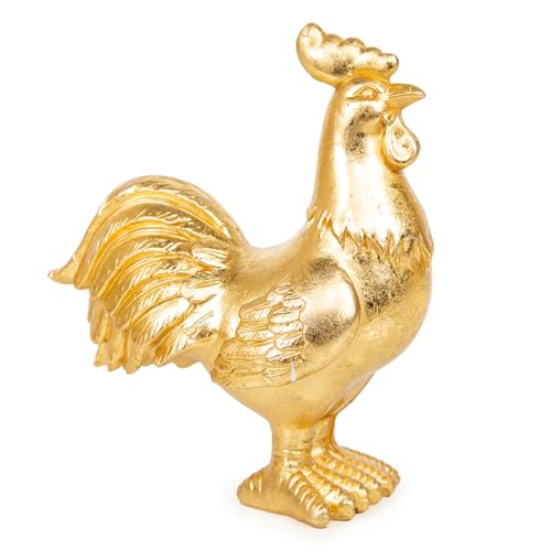 Logbuch-Verlag große Gockel Figur Hahn zum Hinstellen goldfarben edle Osterdekoration Ostern Deko 18 cm Logbuch-Verlag große Gockel Figur Hahn zum Hinstellen goldfarben edle Osterdekoration Ostern Deko 18 cm von Logbuch-Verlag