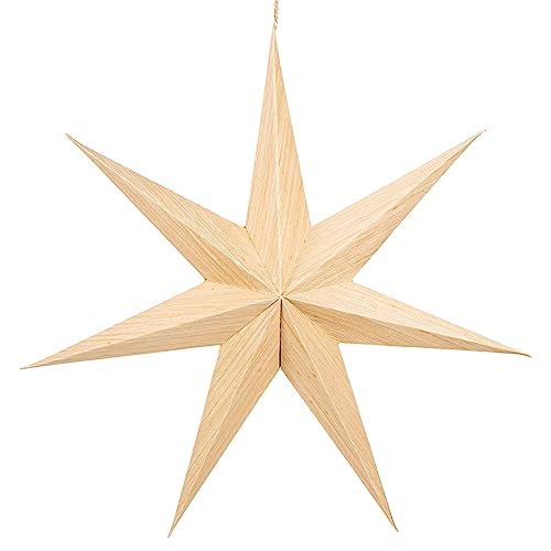 Logbuch-Verlag großer Papierstern Natur 39 cm XXL Stern zum Aufhängen aus Papier Holz-Optik Weihnachten Fenster Schaufenster Deko Logbuch-Verlag großer Papierstern Natur 39 cm XXL Stern zum Aufhängen aus Papier Holz-Optik Weihnachten Fenster Schaufenster Deko von Logbuch-Verlag