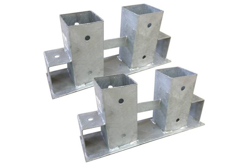 Loggyland Kaminholzregal Brennholz Stapelhilfe verzinkt Kaminholz Holzstapelhilfe Holz Gestell, (2-St), Größe frei bestimmbar von Loggyland