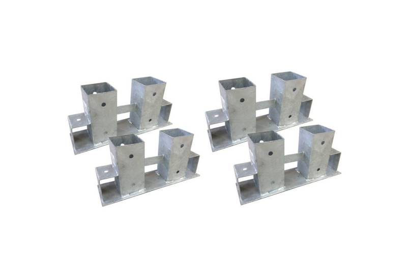 Loggyland Kaminholzregal Brennholz Stapelhilfe verzinkt Kaminholz Holzstapelhilfe Holz Gestell, (4-St), Größe frei bestimmbar von Loggyland