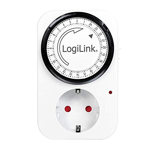 Logilink ET0001 Mechanische Zeitschaltuhr, Schwarz von Logilink