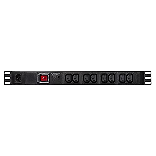 LogiLink PDU8A02 19" Steckdosenleiste 8-Fach IEC320 C13 mit ÜSS und Schalter 8X Kaltgerätebuchse Eingang Kaltgerätestecker rackeinbaufähig LogiLink PDU8A02 19" Steckdosenleiste 8-Fach IEC320 C13 mit ÜSS und Schalter 8X Kaltgerätebuchse Eingang Kaltgerätestecker rackeinbaufähig von Logilink