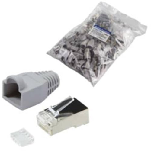 LogiLink Professional MP0021 RJ45 Stecker Kat.6 grau von Logilink