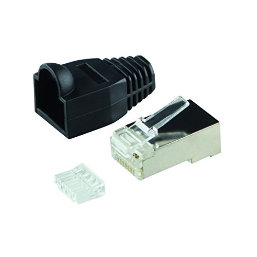 LogiLink Professional MP0022W RJ45 Stecker Geschirmt Kat.6 weiß von Logilink