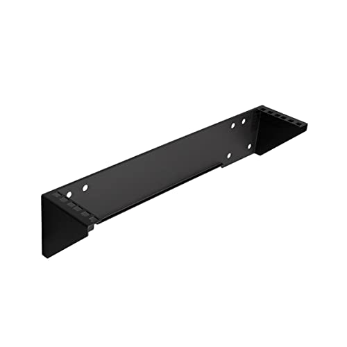 LogiLink Professional - 19" vertikale Wandhalterung/Untertischhalterung, 2 HE, schwarz von Logilink