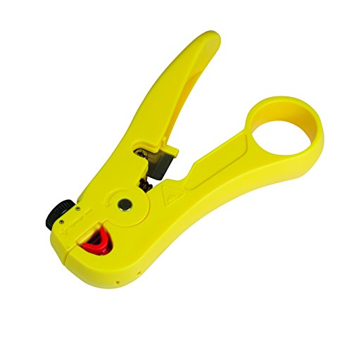 LogiLink Professional WZ0032 Professionelle Abisolierzange für Netzwerkkabel mit Kabelschneider für Netzwerk- und Datenkabel, gelb LogiLink Professional WZ0032 Professionelle Abisolierzange für Netzwerkkabel mit Kabelschneider für Netzwerk- und Datenkabel, gelb von Logilink