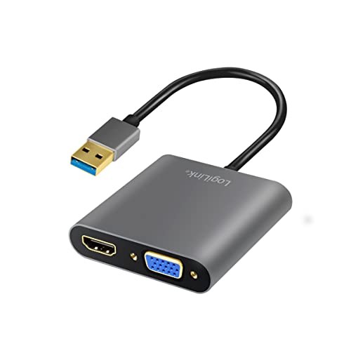 LogiLink Adapter USB 3.0 auf VGA/HDMI, UA0234 LogiLink Adapter USB 3.0 auf VGA/HDMI, UA0234 von Logilink