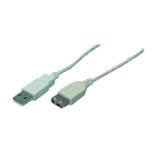 LogiLink CU0011 USB 2.0 Kabel, 3m grau von Logilink