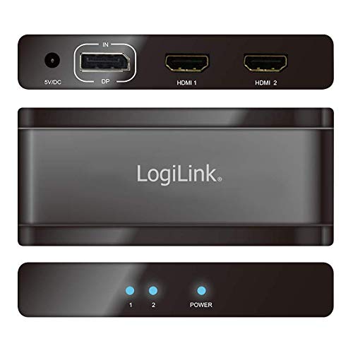 LogiLink CV0093 4K Displayport-HDMI Splitter LogiLink CV0093 4K Displayport-HDMI Splitter von Logilink