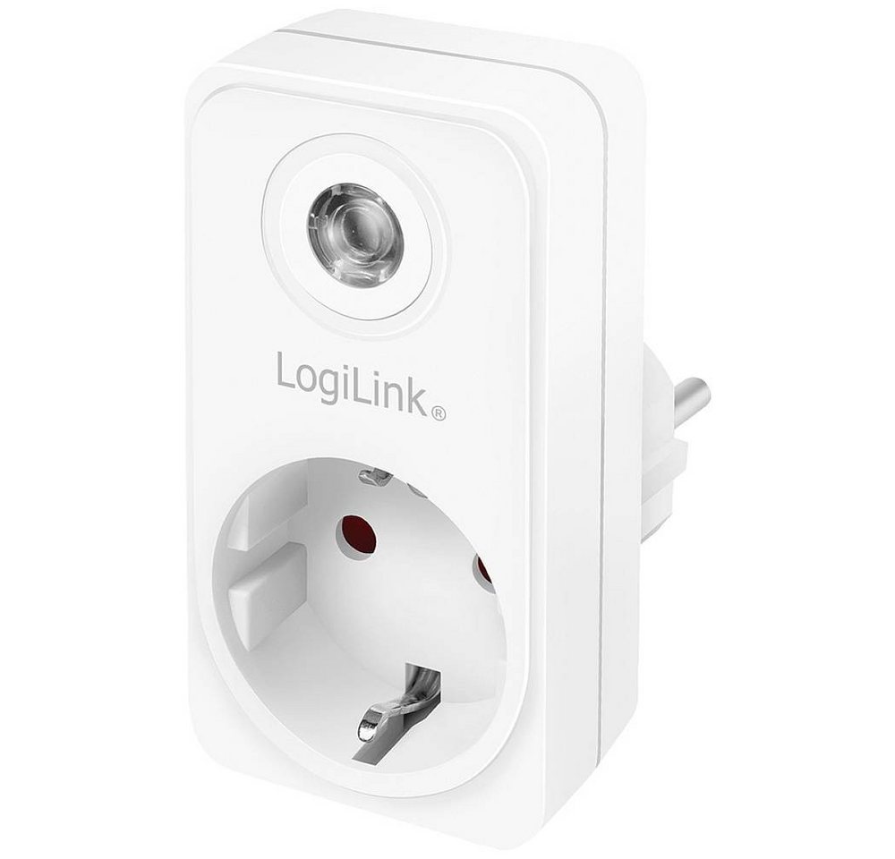 LogiLink Dämmerungsschalter Steckdosenadapter mit Dämmerungssensor, 1x CEE von LogiLink